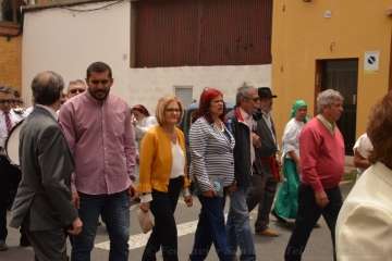 Misa, procesión y desfile de ganado en La Pardilla (Foto Francisco Javier Santana)